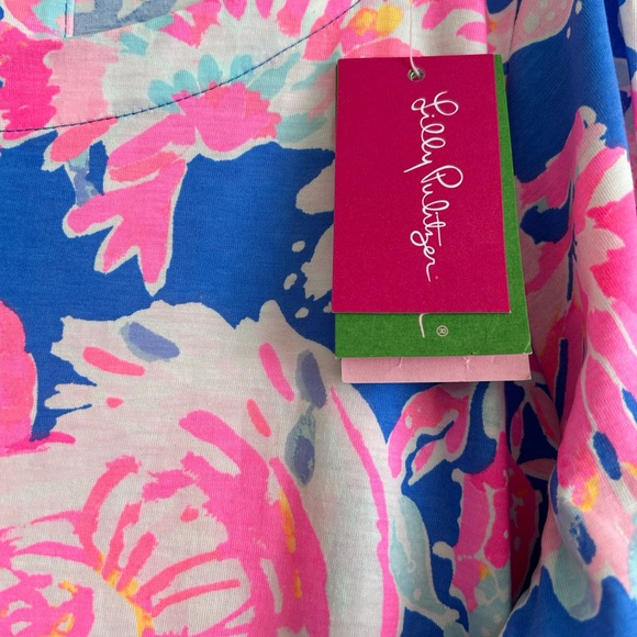 Lilly Pulitzer Noelle Dress Bennet Blue/BAY DREAMIN NWT - Size L - Picture 5 of 7